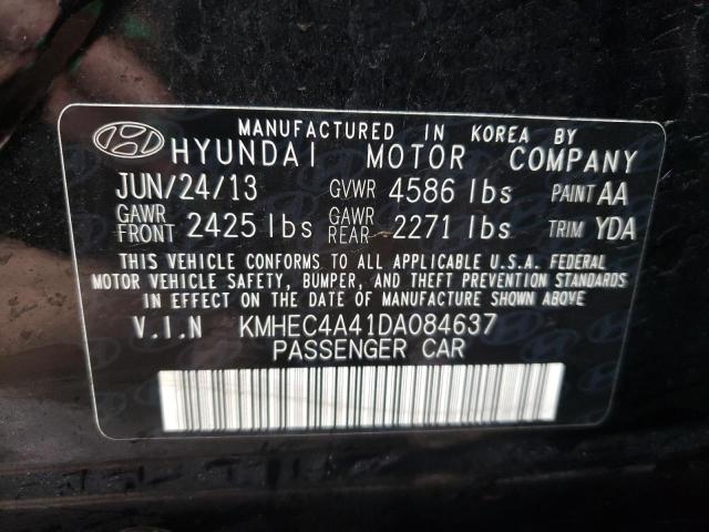 Photo 9 VIN: KMHEC4A41DA084637 - HYUNDAI SONATA HYB 