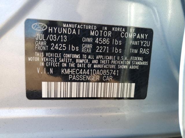 Photo 11 VIN: KMHEC4A41DA085741 - HYUNDAI SONATA HYB 