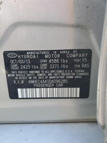 Photo 12 VIN: KMHEC4A41DA096285 - HYUNDAI SONATA HYB 