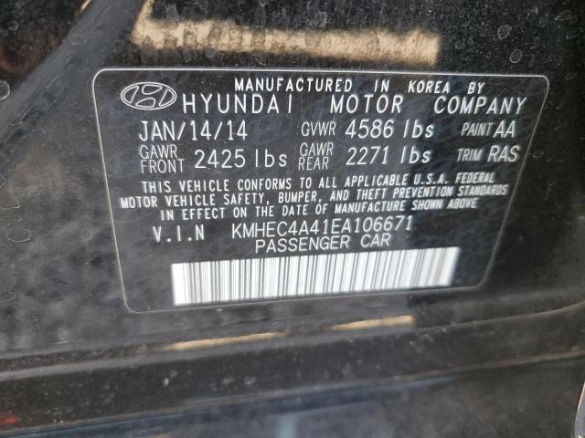 Photo 11 VIN: KMHEC4A41EA106671 - HYUNDAI SONATA HYB 