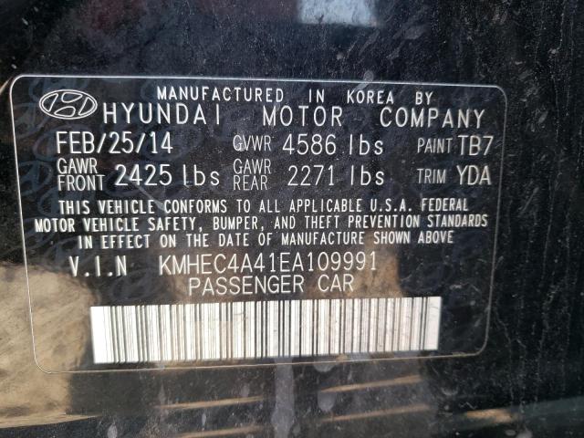 Photo 11 VIN: KMHEC4A41EA109991 - HYUNDAI SONATA 