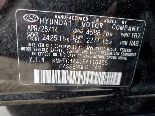 Photo 11 VIN: KMHEC4A41EA116455 - HYUNDAI SONATA HYB 