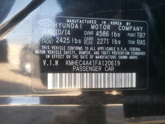 Photo 9 VIN: KMHEC4A41FA120619 - HYUNDAI SONATA HYB 