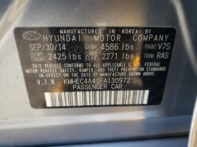 Photo 11 VIN: KMHEC4A41FA130972 - HYUNDAI SONATA HYB 