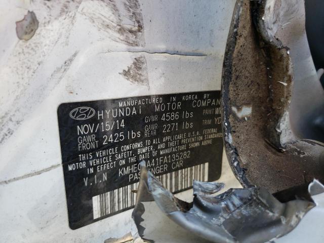 Photo 11 VIN: KMHEC4A41FA135282 - HYUNDAI SONATA HYB 