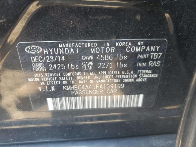 Photo 11 VIN: KMHEC4A41FA139199 - HYUNDAI SONATA HYB 