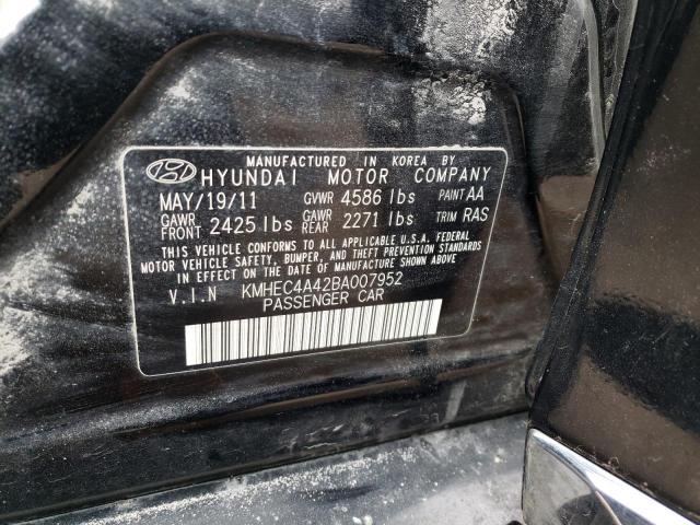 Photo 11 VIN: KMHEC4A42BA007952 - HYUNDAI SONATA HYB 