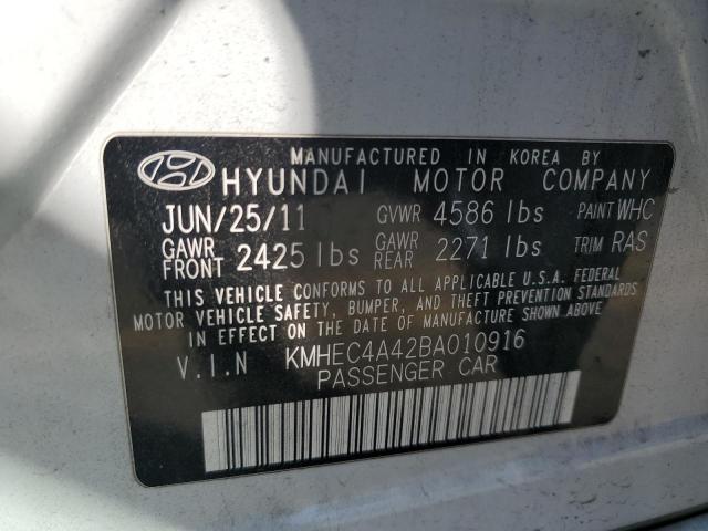 Photo 11 VIN: KMHEC4A42BA010916 - HYUNDAI SONATA HYB 