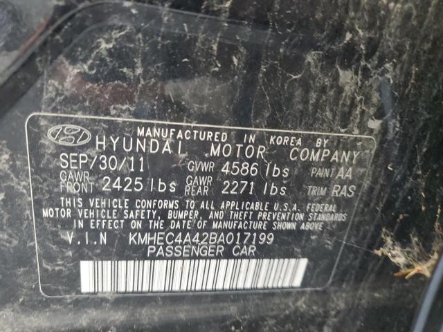 Photo 11 VIN: KMHEC4A42BA017199 - HYUNDAI SONATA HYB 