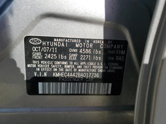 Photo 11 VIN: KMHEC4A42BA017736 - HYUNDAI SONATA HYB 