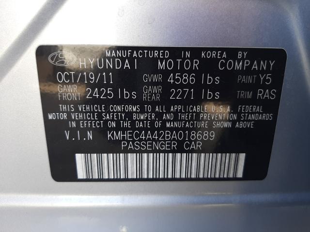 Photo 9 VIN: KMHEC4A42BA018689 - HYUNDAI SONATA HYB 