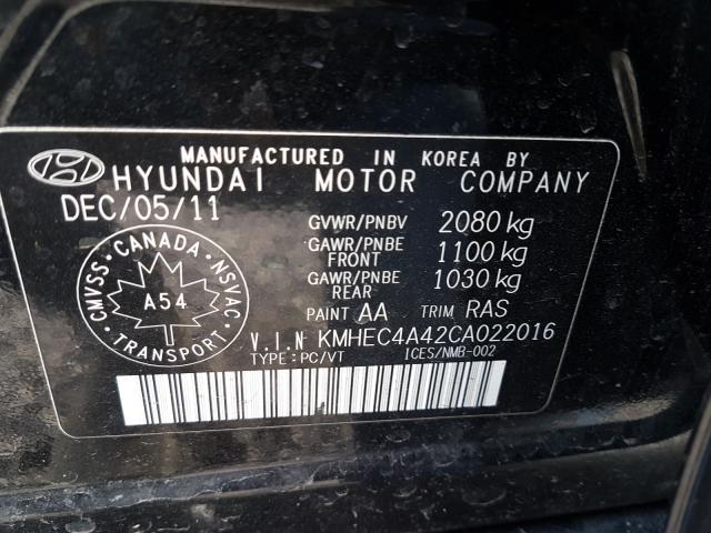 Photo 8 VIN: KMHEC4A42CA022016 - HYUNDAI SONATA HYB 