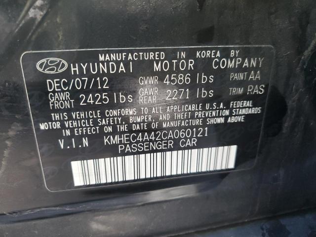 Photo 11 VIN: KMHEC4A42CA060121 - HYUNDAI SONATA 