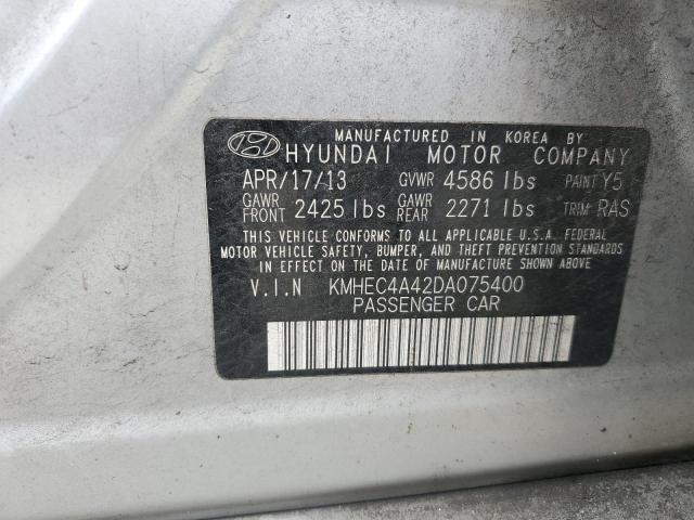 Photo 11 VIN: KMHEC4A42DA075400 - HYUNDAI SONATA 