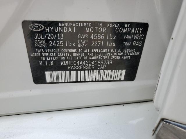 Photo 11 VIN: KMHEC4A42DA088289 - HYUNDAI SONATA 