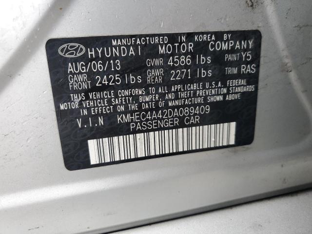 Photo 11 VIN: KMHEC4A42DA089409 - HYUNDAI SONATA 