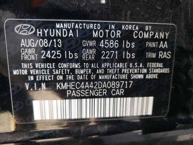 Photo 9 VIN: KMHEC4A42DA089717 - HYUNDAI SONATA HYB 