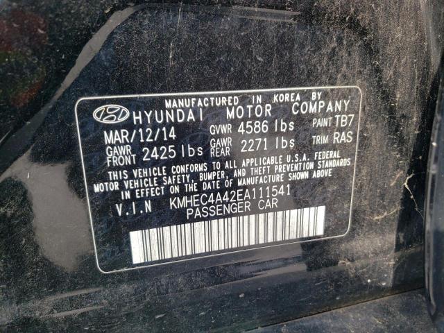 Photo 11 VIN: KMHEC4A42EA111541 - HYUNDAI SONATA HYB 