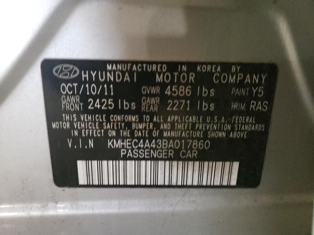 Photo 9 VIN: KMHEC4A43BA017860 - HYUNDAI SONATA HYB 