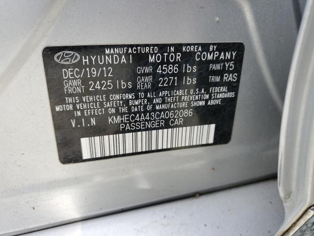 Photo 11 VIN: KMHEC4A43CA062086 - HYUNDAI SONATA HYB 