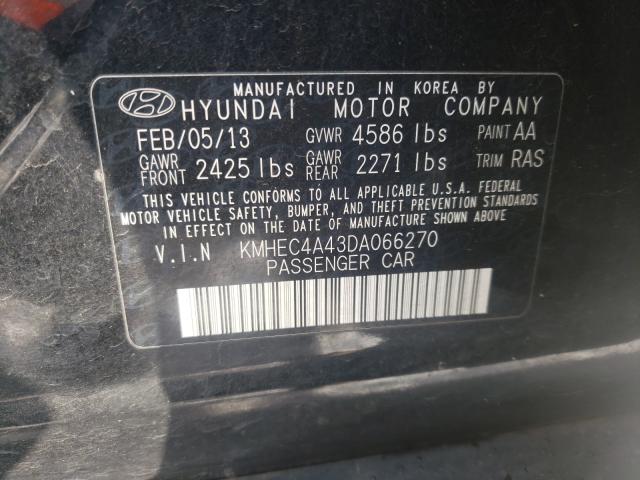 Photo 9 VIN: KMHEC4A43DA066270 - HYUNDAI SONATA HYB 