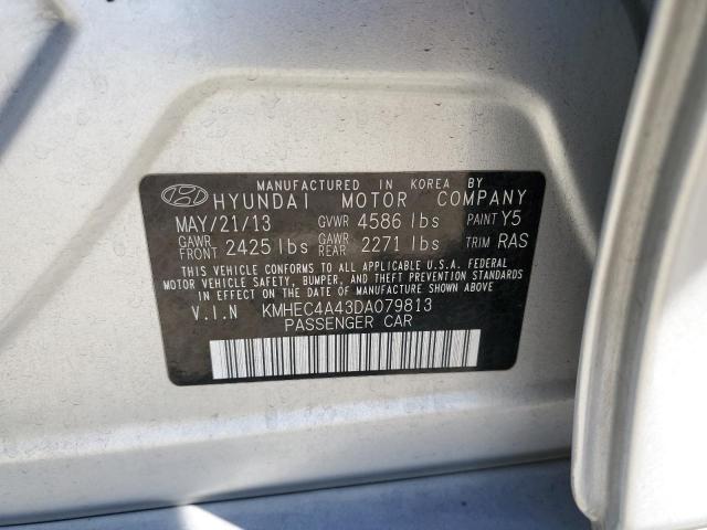 Photo 9 VIN: KMHEC4A43DA079813 - HYUNDAI SONATA HYB 