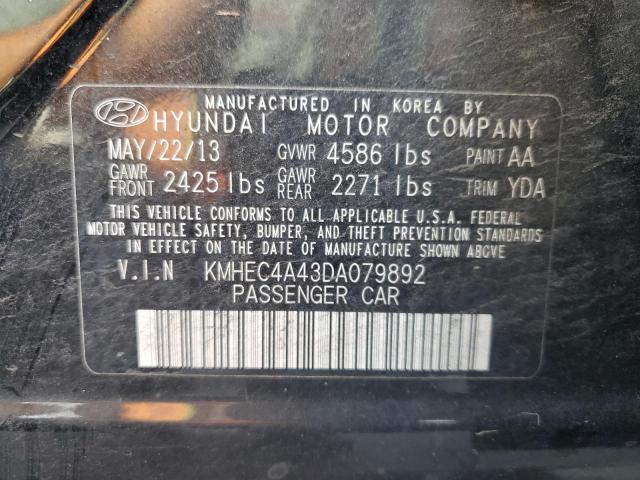 Photo 11 VIN: KMHEC4A43DA079892 - HYUNDAI SONATA HYB 