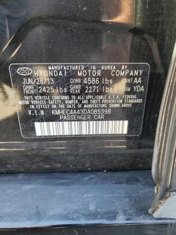 Photo 11 VIN: KMHEC4A43DA085398 - HYUNDAI SONATA HYB 