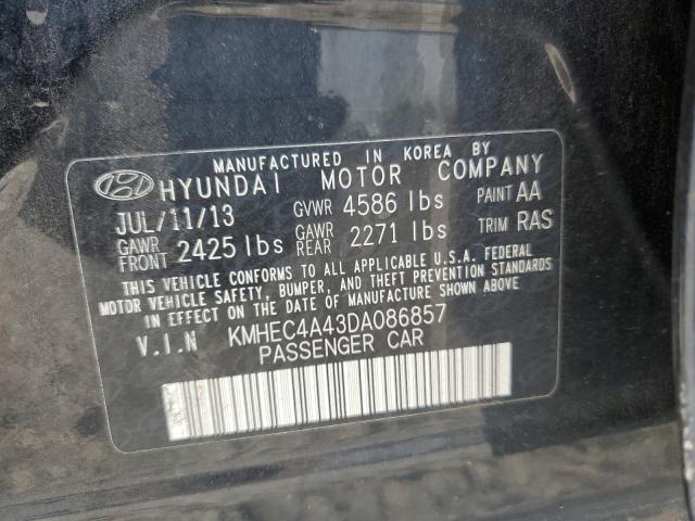 Photo 11 VIN: KMHEC4A43DA086857 - HYUNDAI SONATA 