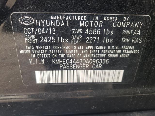 Photo 9 VIN: KMHEC4A43DA096336 - HYUNDAI SONATA HYB 