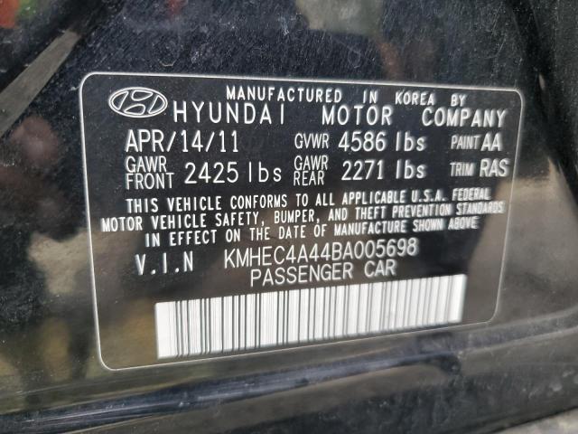 Photo 12 VIN: KMHEC4A44BA005698 - HYUNDAI SONATA 