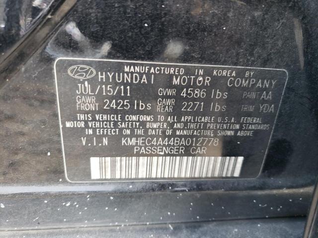 Photo 9 VIN: KMHEC4A44BA012778 - HYUNDAI SONATA HYB 