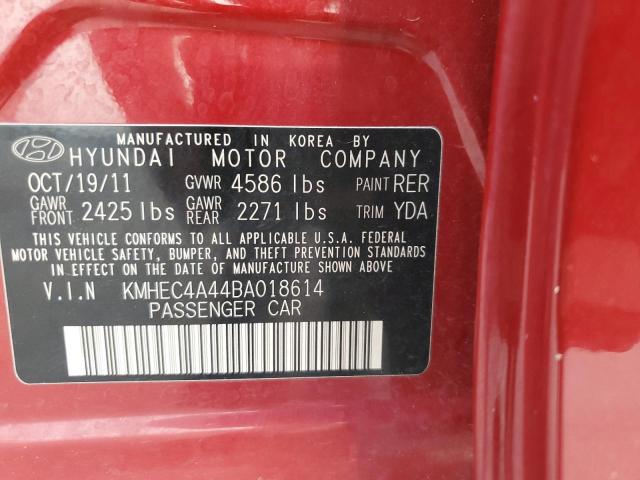 Photo 11 VIN: KMHEC4A44BA018614 - HYUNDAI SONATA HYB 