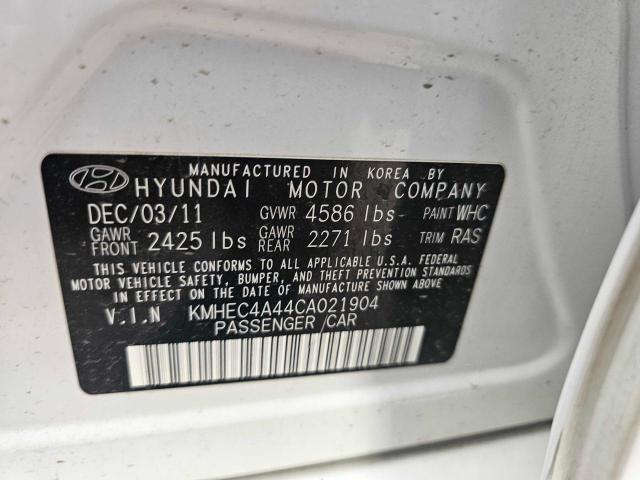 Photo 9 VIN: KMHEC4A44CA021904 - HYUNDAI SONATA HYB 