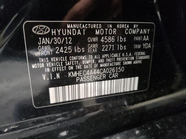 Photo 9 VIN: KMHEC4A44CA026150 - HYUNDAI SONATA HYB 