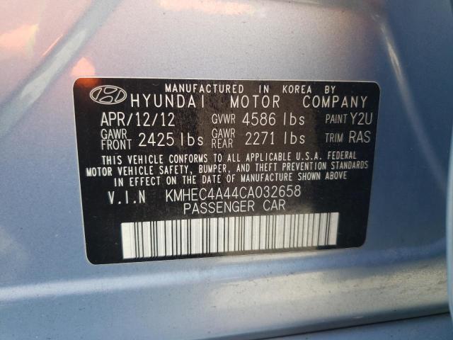 Photo 12 VIN: KMHEC4A44CA032658 - HYUNDAI SONATA 