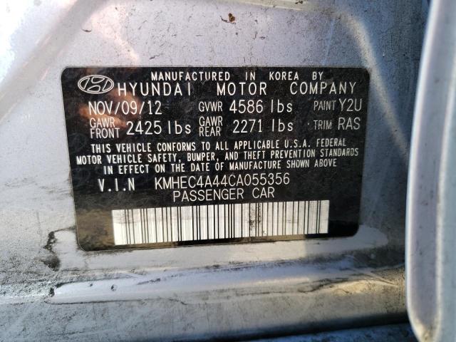 Photo 12 VIN: KMHEC4A44CA055356 - HYUNDAI SONATA HYB 