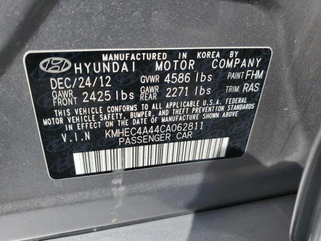 Photo 12 VIN: KMHEC4A44CA062811 - HYUNDAI SONATA HYB 