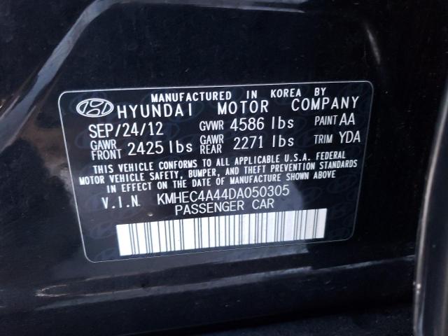 Photo 11 VIN: KMHEC4A44DA050305 - HYUNDAI SONATA HYB 