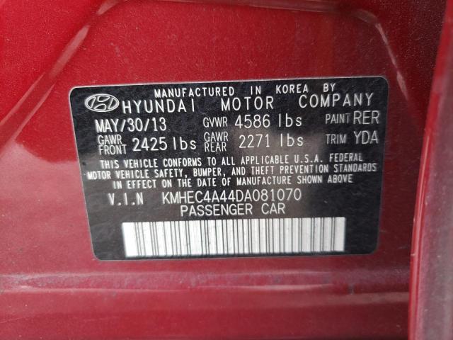 Photo 11 VIN: KMHEC4A44DA081070 - HYUNDAI SONATA 