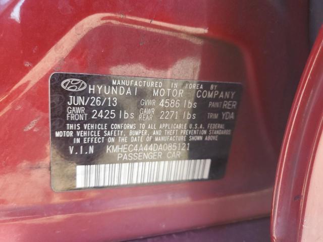 Photo 11 VIN: KMHEC4A44DA085121 - HYUNDAI SONATA 