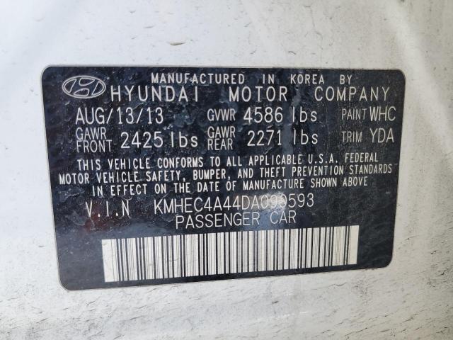 Photo 11 VIN: KMHEC4A44DA090593 - HYUNDAI SONATA HYB 