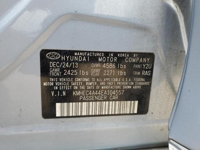 Photo 12 VIN: KMHEC4A44EA104557 - HYUNDAI SONATA HYB 