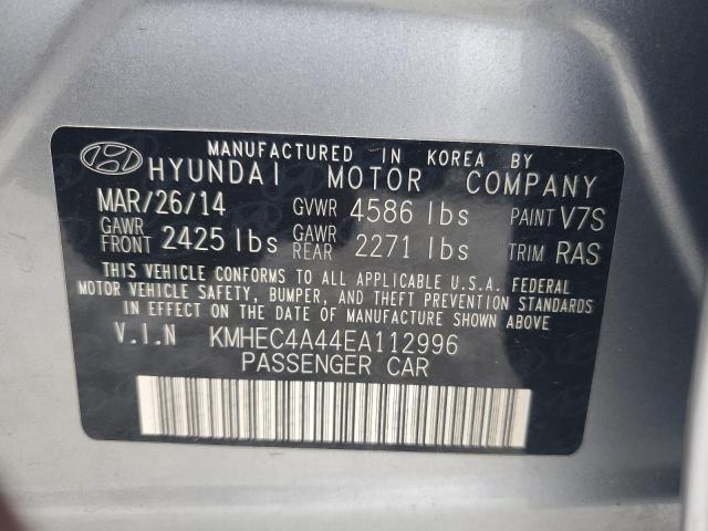 Photo 11 VIN: KMHEC4A44EA112996 - HYUNDAI SONATA 