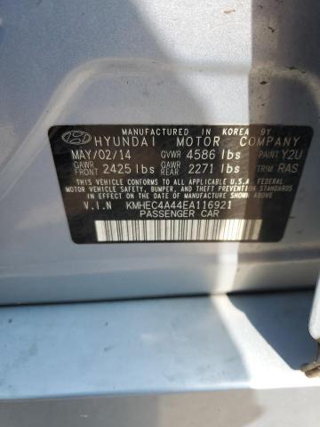 Photo 12 VIN: KMHEC4A44EA116921 - HYUNDAI SONATA HYB 