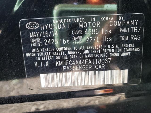 Photo 11 VIN: KMHEC4A44EA118037 - HYUNDAI SONATA HYB 