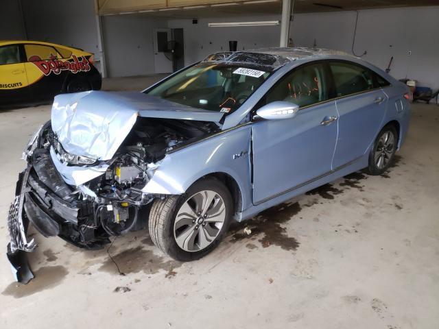 Photo 1 VIN: KMHEC4A44FA122705 - HYUNDAI SONATA HYB 