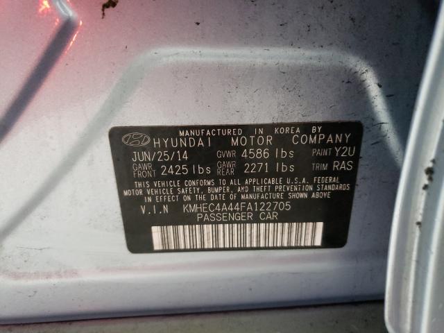 Photo 9 VIN: KMHEC4A44FA122705 - HYUNDAI SONATA HYB 