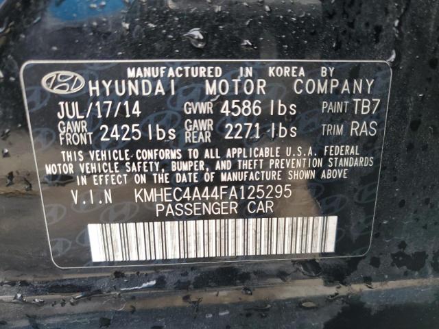 Photo 11 VIN: KMHEC4A44FA125295 - HYUNDAI SONATA 