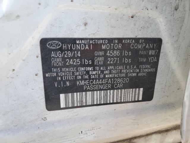 Photo 12 VIN: KMHEC4A44FA128620 - HYUNDAI SONATA HYB 